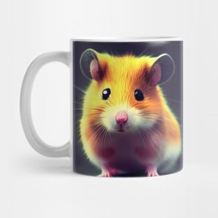 Colorful cute baby hamster Mug